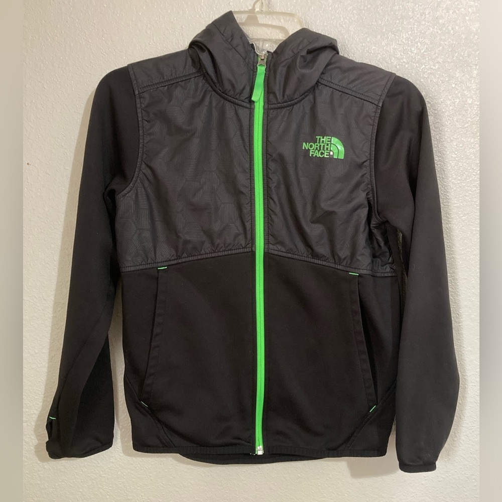 Boys Lightweight The North Face Hooded Jacket, Size Medium 10/12